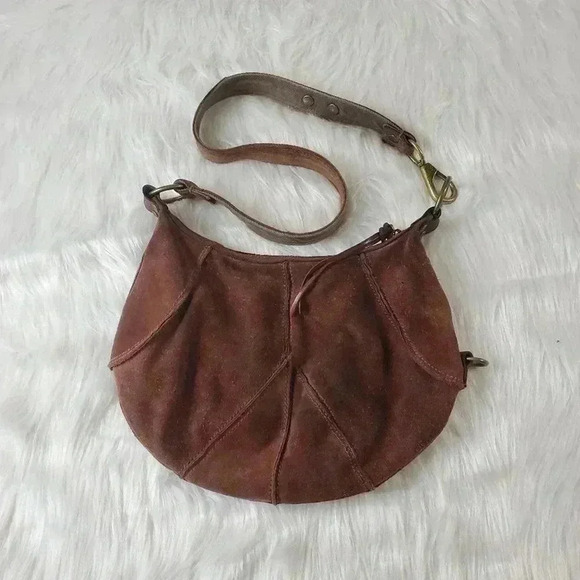 Lucky Brand Y2K Brown Leather Shoulder Bag - Picture 2 of 15